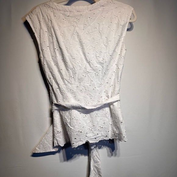 NWT Boden White Eyelet Women’s Blouse - Picture 6 of 7